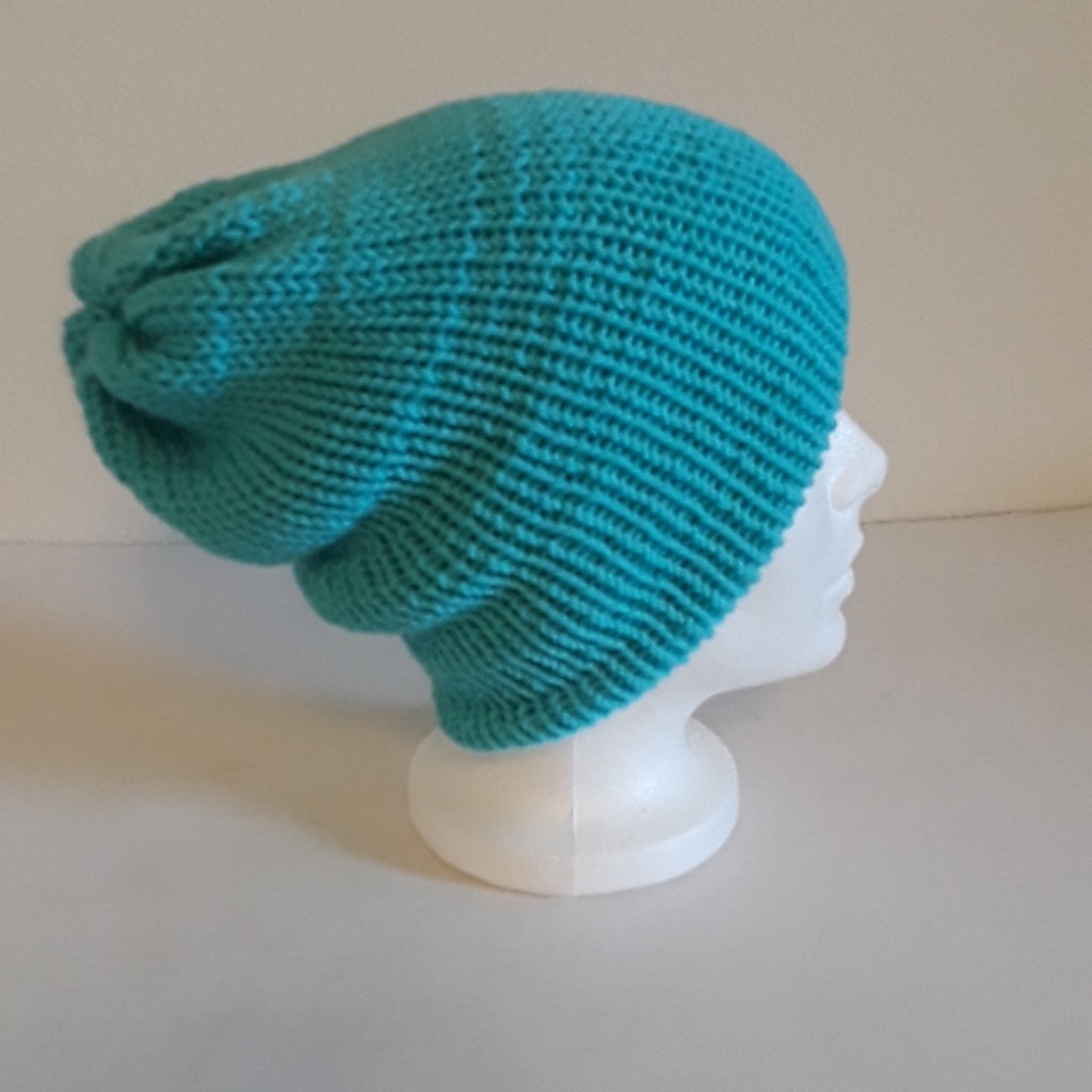 Knitted Teal Beanie